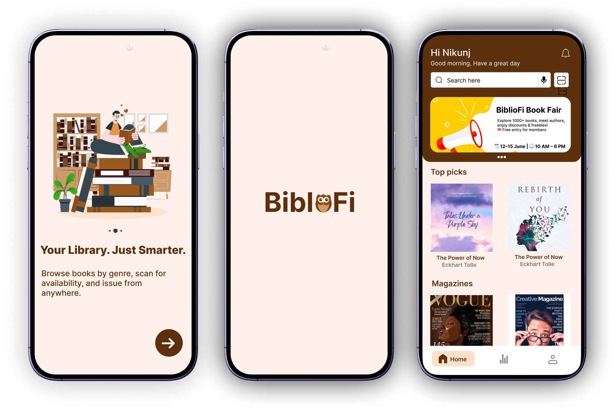 BiblioFi iOS app