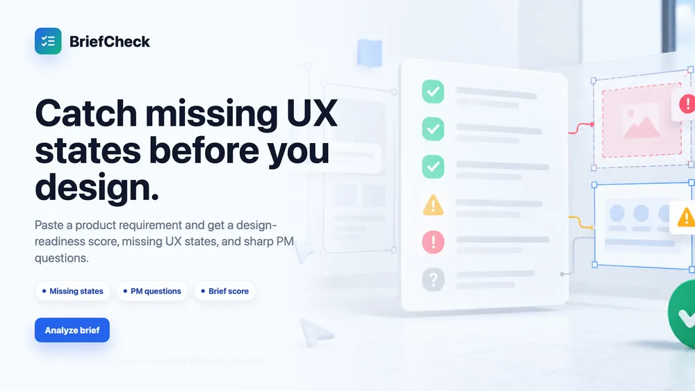 BriefCheck: Figma Plugin