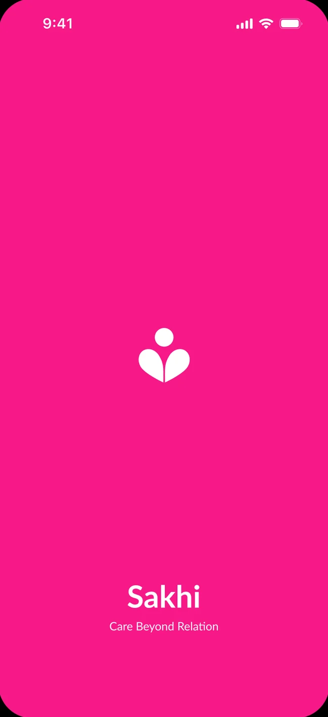 Sakhi launch screen: Care Beyond Relation